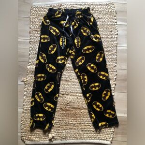 Micro fiber soft Batman Pajama Pants size small men’s with pockets NWOT